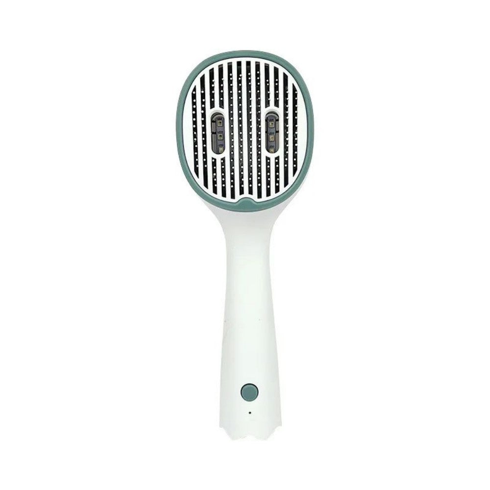 UVC Sterilization & Ion-Infused Pet Grooming Brush - Self-Cleaning Slicker Brush