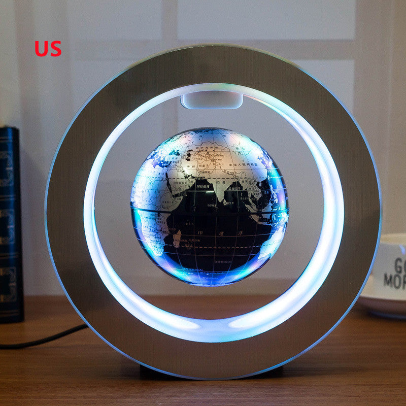 MagLev LED Floating Globe - Magnetic Levitation 360° Rotating World Map
