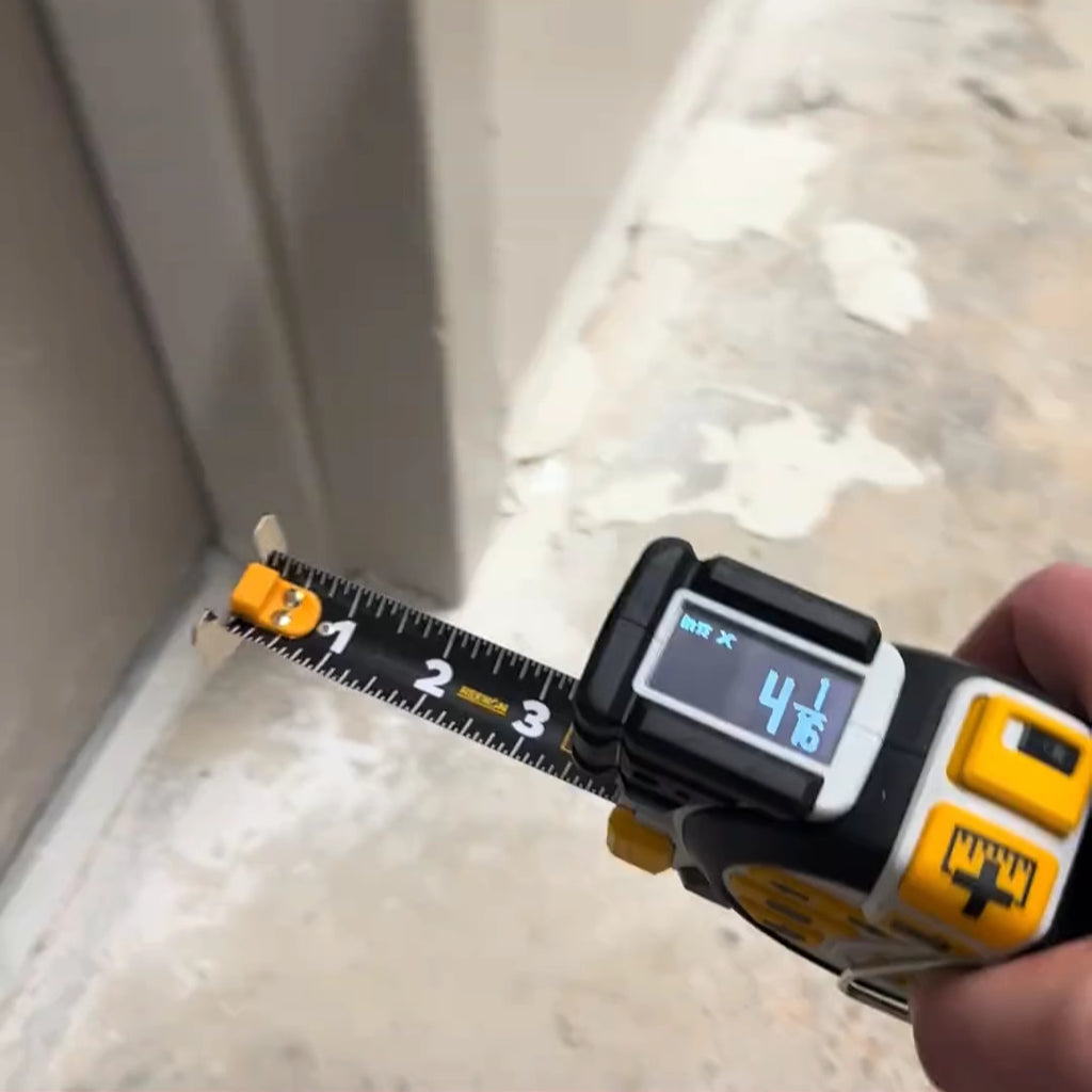 Digital Laser Tape Measure - Bluetooth Smart Rangefinder & Cross Line