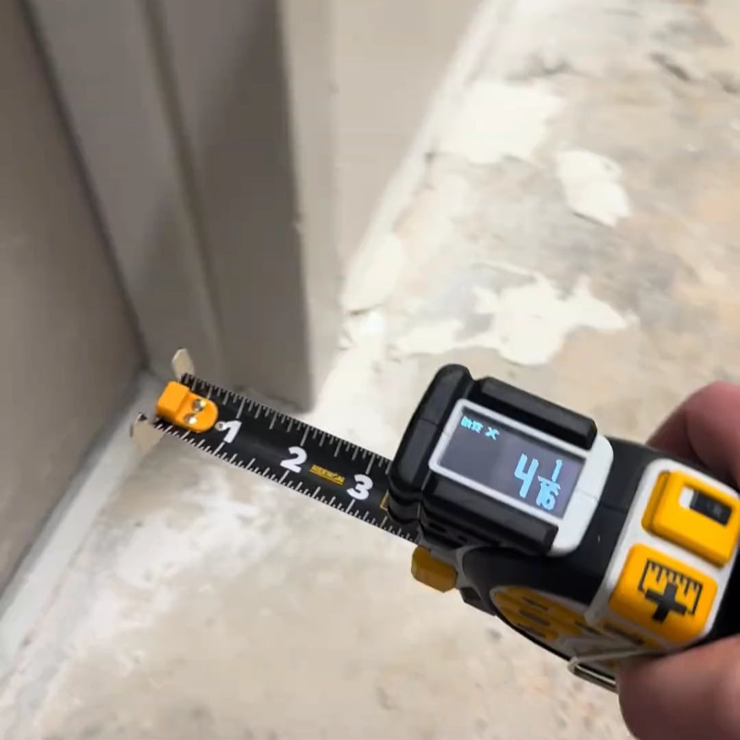 Digital Laser Tape Measure - Bluetooth Smart Rangefinder & Cross Line