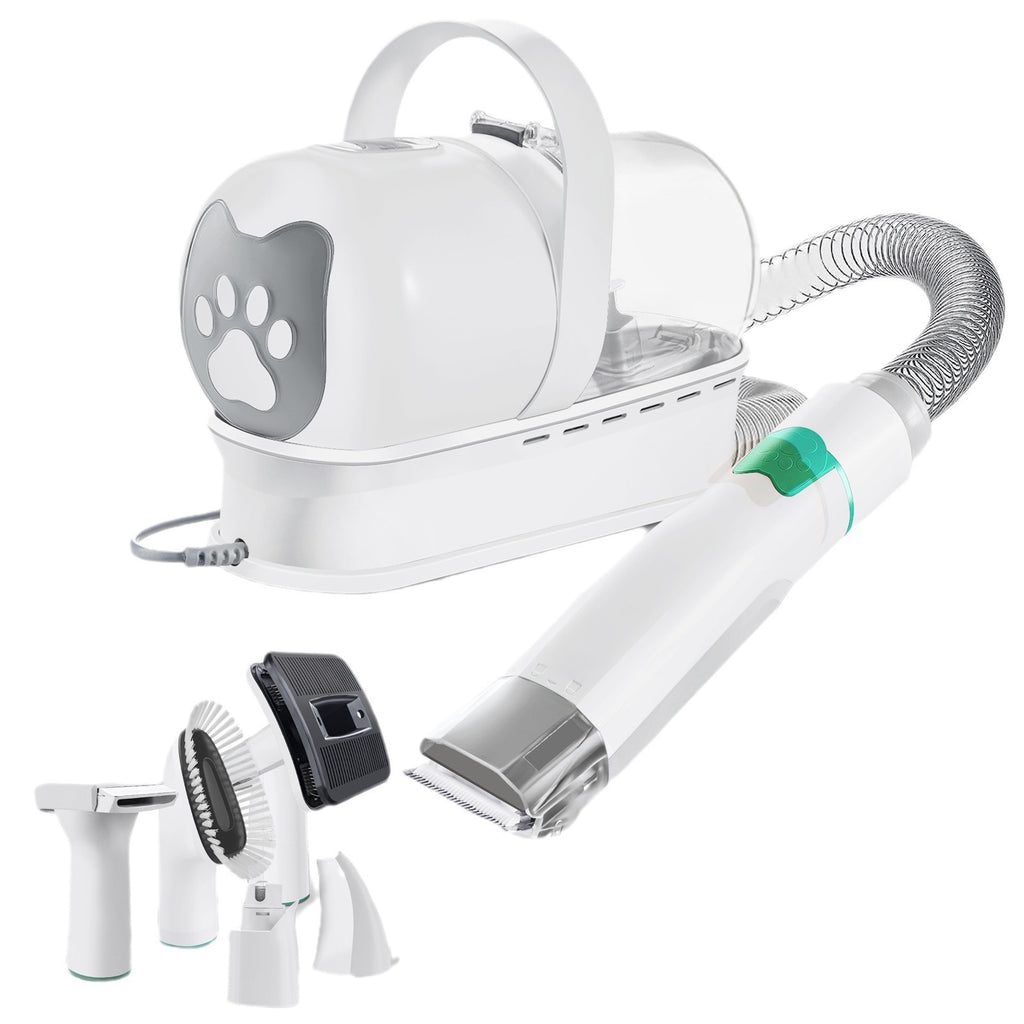 Professional 7-in-1 Pet Grooming Vacuum Kit - 11000Pa High Suction & Quiet Design