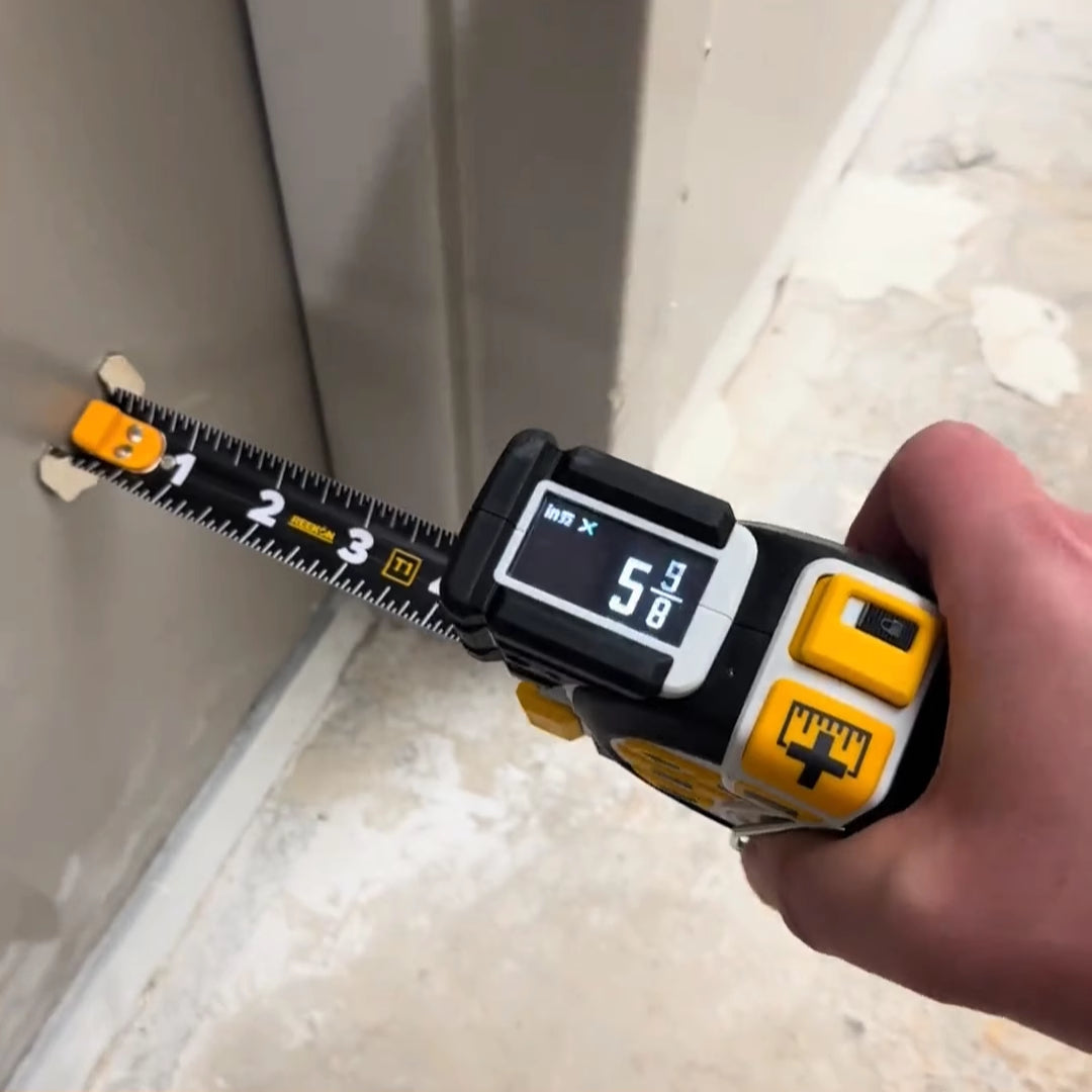 Digital Laser Tape Measure - Bluetooth Smart Rangefinder & Cross Line