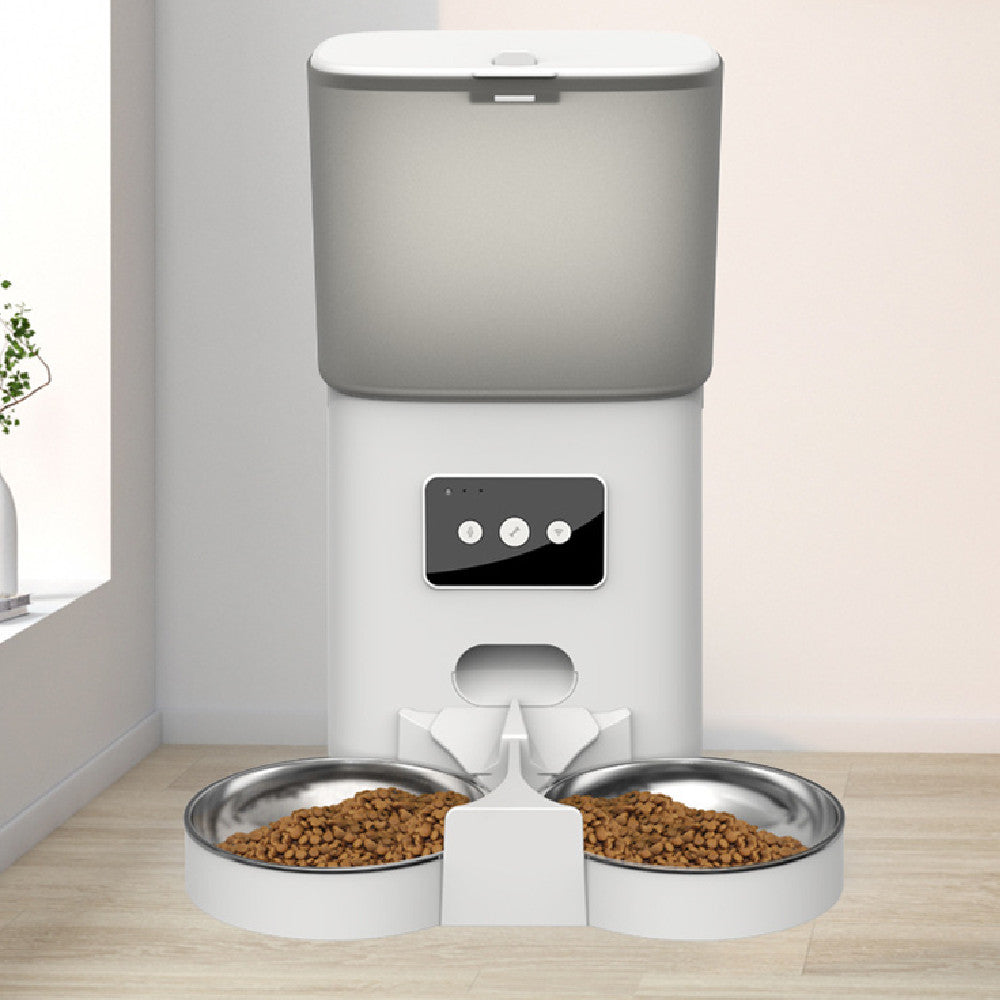 Smart Automatic WiFi Pet Feeder - 6L Capacity with App Control & Dual Power