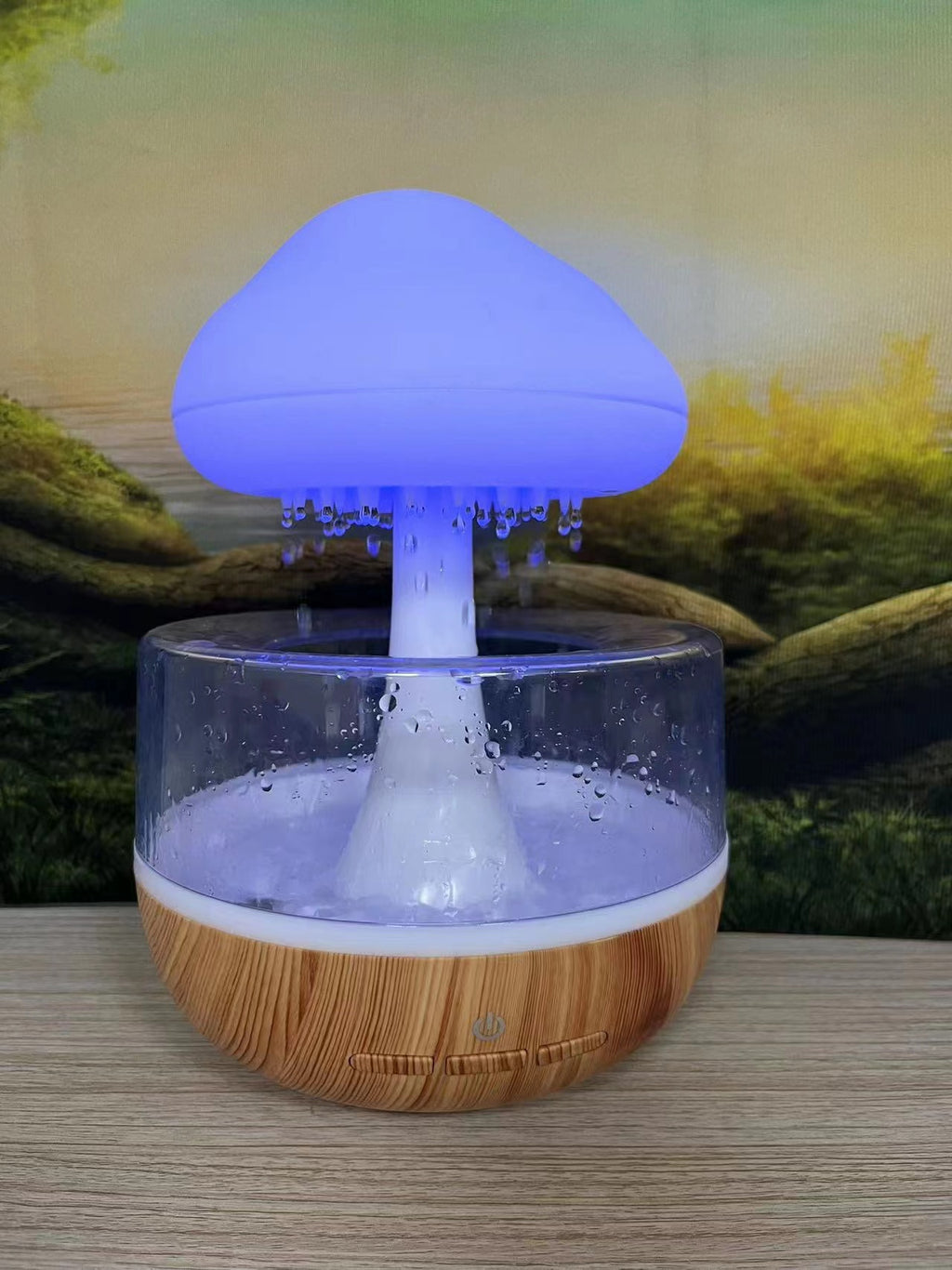 New Design Raining Cloud Humidifier 400 ML Colorful Cloud Humidifier With Water Drop For Christmas Gift