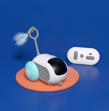 Smart Interactive Cat Toy Car - Automatic Self-moving Remote Control