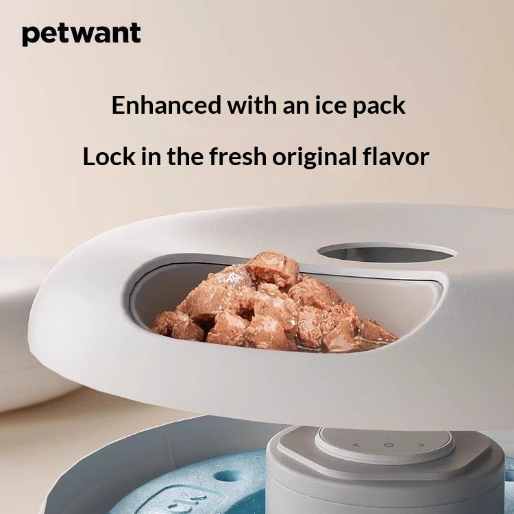 Smart Cooling Snack Feeder - App Control & Freshness Preservation