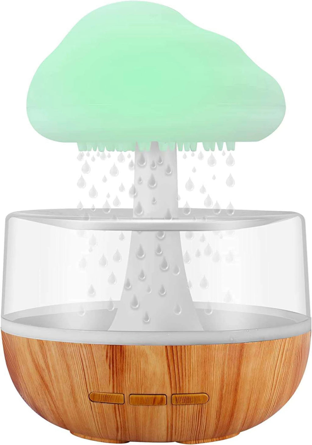 New Design Raining Cloud Humidifier 400 ML Colorful Cloud Humidifier With Water Drop For Christmas Gift