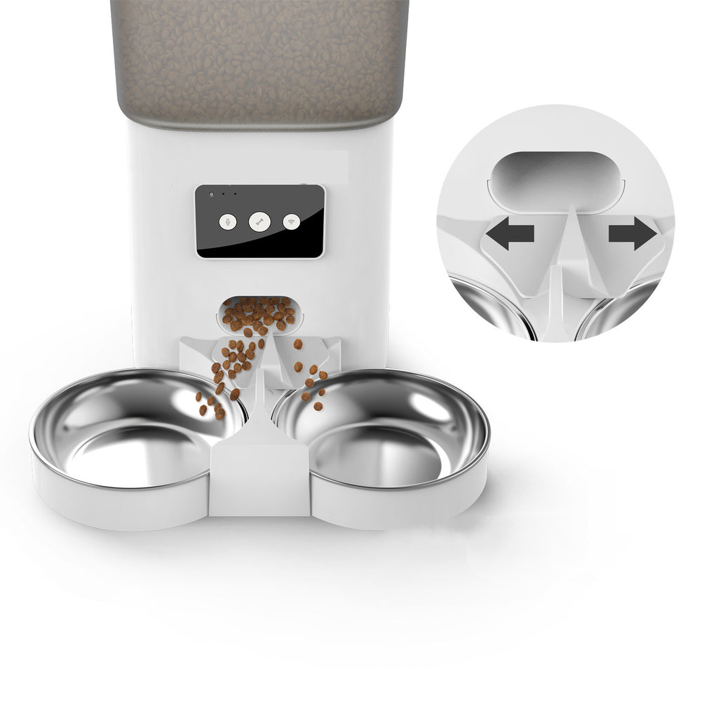 Smart Automatic WiFi Pet Feeder - 6L Capacity with App Control & Dual Power