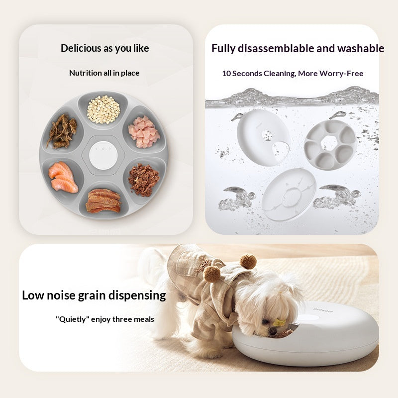 Smart Cooling Snack Feeder - App Control & Freshness Preservation