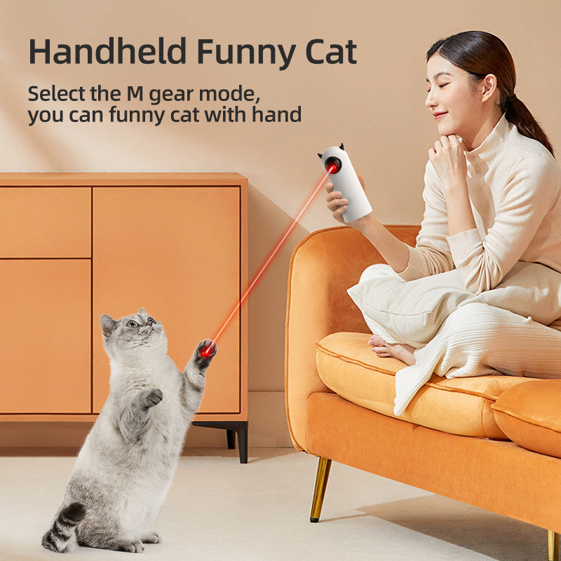 AI-Powered Laser Teaser - Intelligent Non-Repetitive Cat Toy