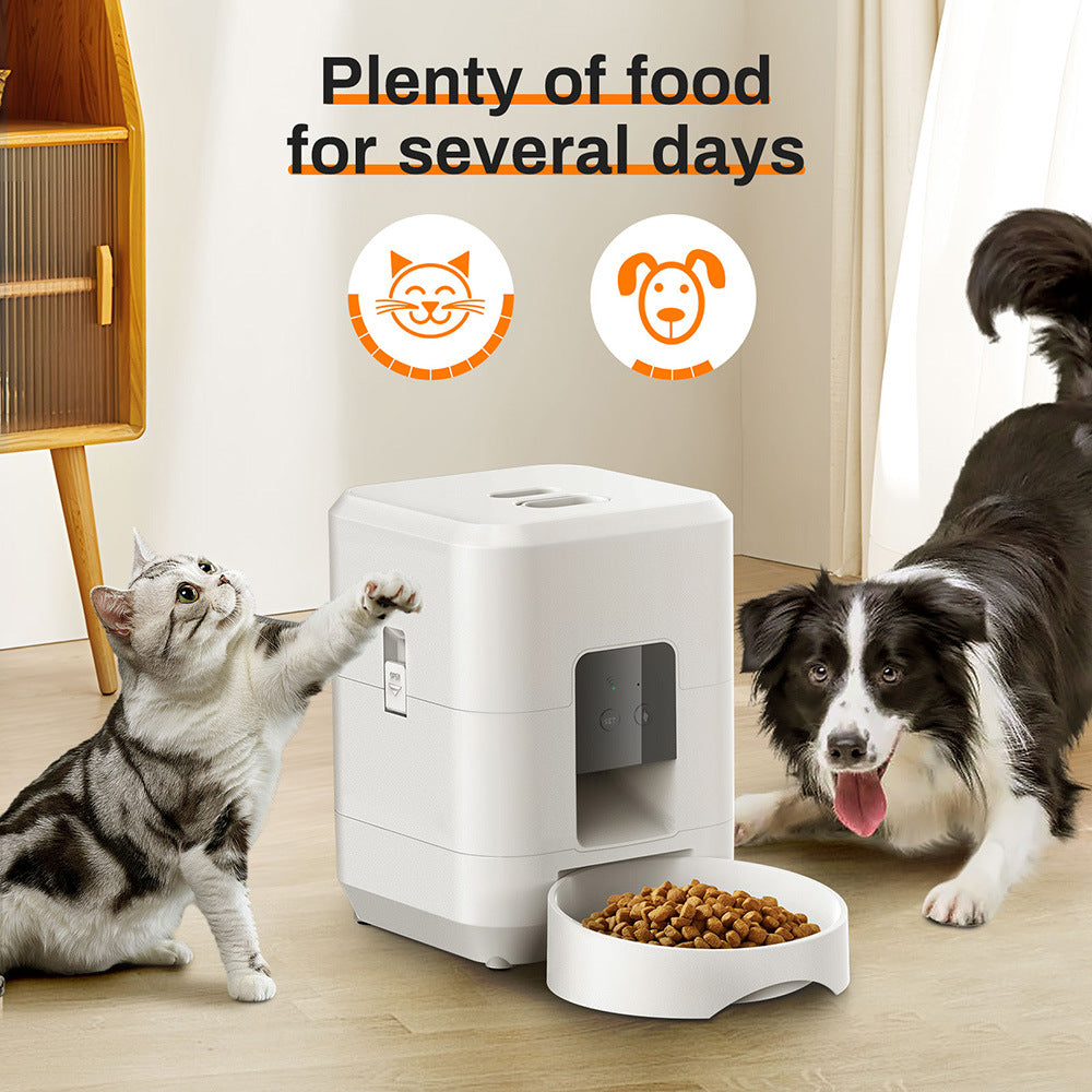 Geeky 2L Smart WiFi Automatic Pet Feeder - Precision Timing & App Control