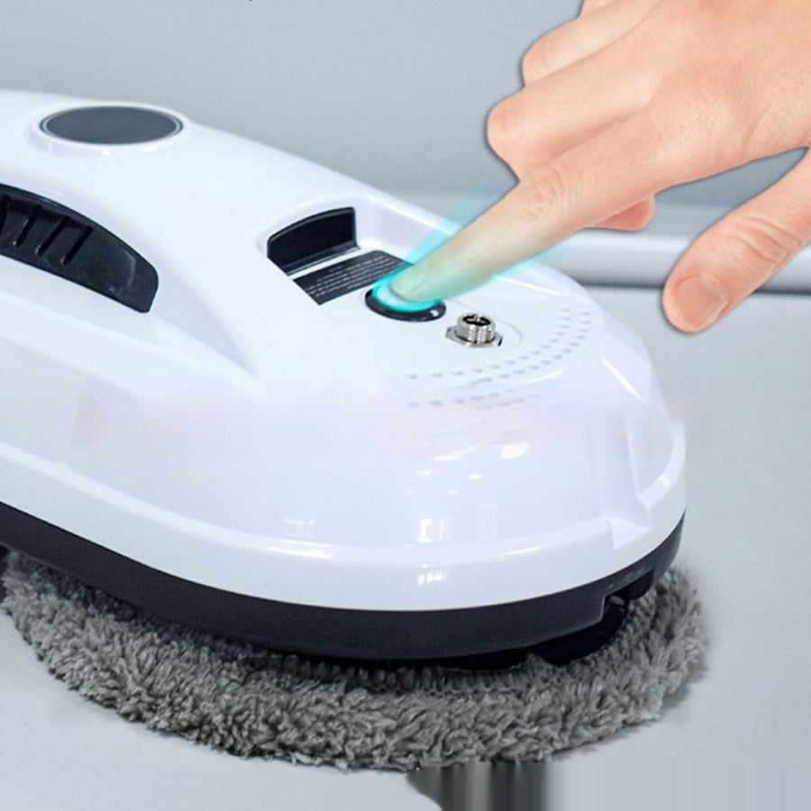 Automatic Window Cleaning Robot - Smart AI Route & Remote Control