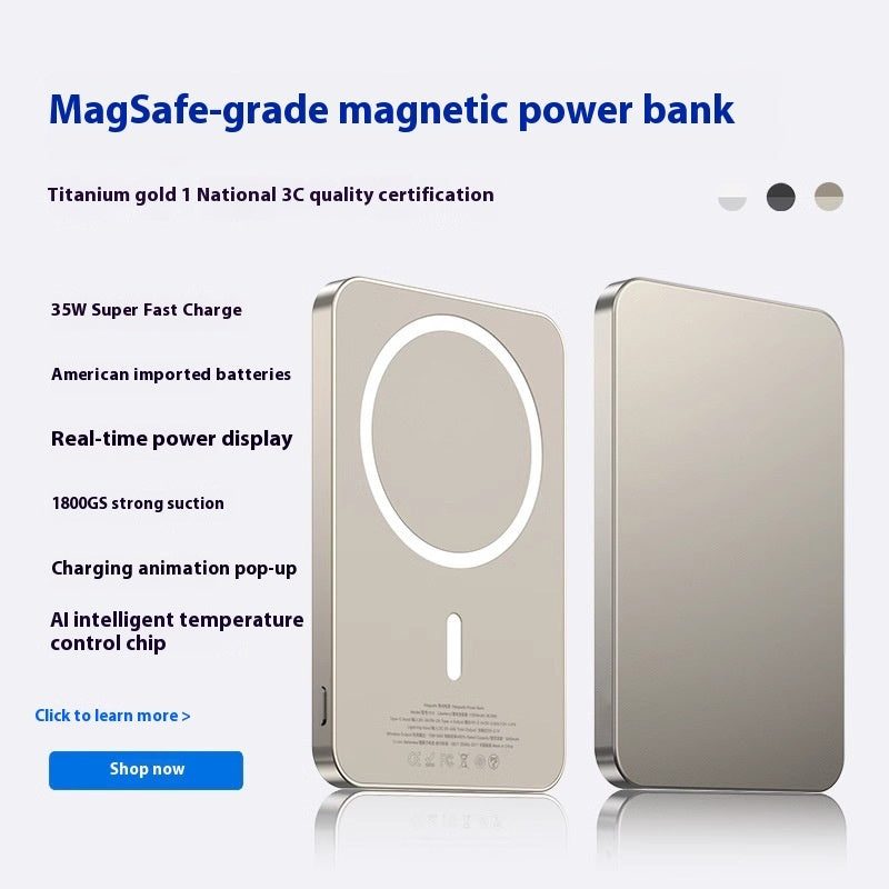 MagSafe Wireless Power Bank 10000mAh - Fast Charging On-the-Go