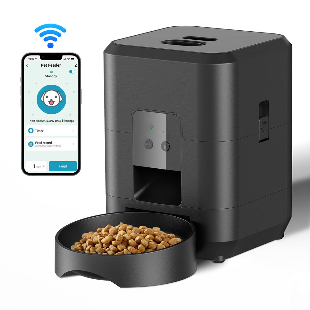 Geeky 2L Smart WiFi Automatic Pet Feeder - Precision Timing & App Control