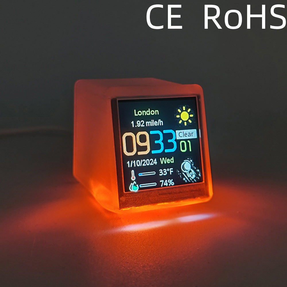 Smart RGB WiFi Weather Station & Digital Clock